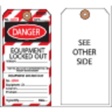 Danger Tag, 5-3/4 x 2-7/8 In, PK100