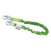 Manyard(TM) II Shock Absorbing Lanyard, 4 ft. Length, Snap Hook, Steel, 1 Leg(s)