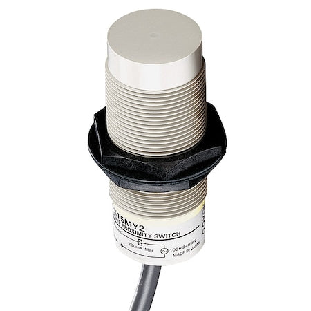Capacitive, Cylindrical Proximity Sensor, 30 mm Dia., Plastic, 2 m, Bare Wire, 2 Wires, Unshielded