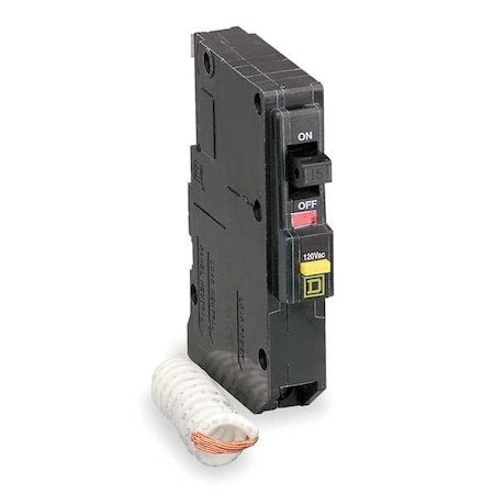 Miniature Circuit Breaker, HOMELINE Series, 15A, 1 Pole, 120/240V AC, 10kA at 120V AC
