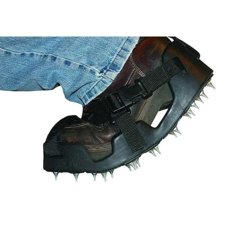 Floor Stripping Overshoe, Rubber, Black, 12 to 13-1/2