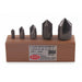 60 deg 3 Flute 5 piece Center Reamer Set CO