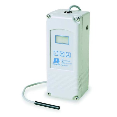 Electronic Temperature Control, Open/Close on Rise, SPDT, Single Stage, 120/208/240VAC,-30 to 220F
