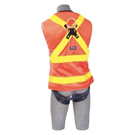 Delta(TM) Hi-Vis Full Body Harness, XL, 420 lb., Quick-Connect Chest/ Quick-Connect Leg Straps