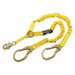ShockWave(TM)2 Rescue Shock Absorbing Lanyard, 6 ft. Length, Snap Hook, Steel, 2 Leg(s)