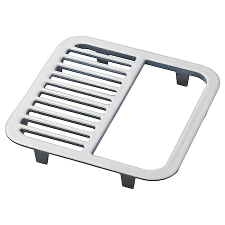 Grid, Silver, Square, 14 in L