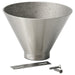 Sanitary Drain,6x4-1/4 in.,Nickel Bronze