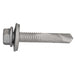 Self-Drilling Screw, #12 x 1 1/4 in, Climaseal Steel Hex Head External Hex Drive, 250 PK