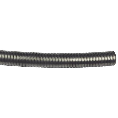 Liquid-Tight Metal Conduit, 3/4 in Trade Size, 25 ft, 6 in Bend, 316 Stainless Steel, Silver