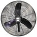 Standard Duty Industrial Fan, Wall Mount, 30 in Blade Dia, 120V, 5,570/7,480/8,780 cfm
