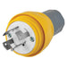 Watertight Locking Plug, Non-NEMA, 20 A, 120/208V AC, Three Phase, 4 Pole, Screw Terminals, Yellow
