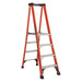 6 ft 8 in Fiberglass Platform Stepladder, 375 lb Capacity