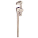 24 in L 4 1/4 in Cap. Aluminum Bronze Straight Pipe Wrench