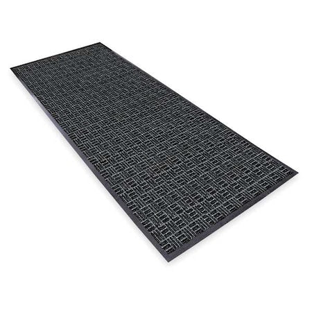 Entrance Mat, Polypropylene, 3/8 in Thick, Charcoal, 4 ft W x 6 ft L