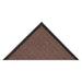Entrance Mat, Polypropylene, 3/8 in Thick, Brown, 3 ft W x 5 ft L