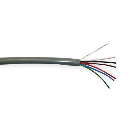Comm Cable, Shielded, Riser, 22/6, 1000 Ft.