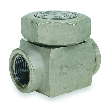 Steam Trap, 800F, Stainless Steel, 600 psi, NPT Outlet: 1/2 in