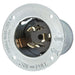 Flanged Locking Inlet, Non-NEMA, 50 A, 250V AC, Three Phase, 3 Pole, Flush Mount, Screw Terminals