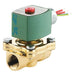 Solenoid Valve, 2-Way, 2-Position, Normally Closed, 3/4 in Pipe Size, 120V AC, High Flow, Brass