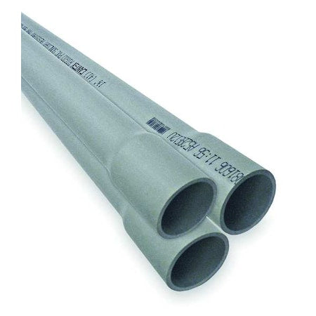 Non-Metallic Conduit, Schedule 40, 3/4 in Trade Size, 10 ft, PVC
