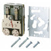 Pneumatic Thermostat, Dual Temperature, Heating and Cooling, 2 Pipe, Vertical, 5/32 in Barb