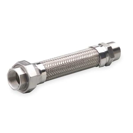 1/2" Dia x 36" L 321 SS Flexible Metal Hose