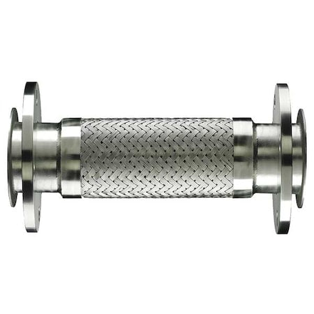 4" Dia x 18" L 316 SS Flexible Metal Hose