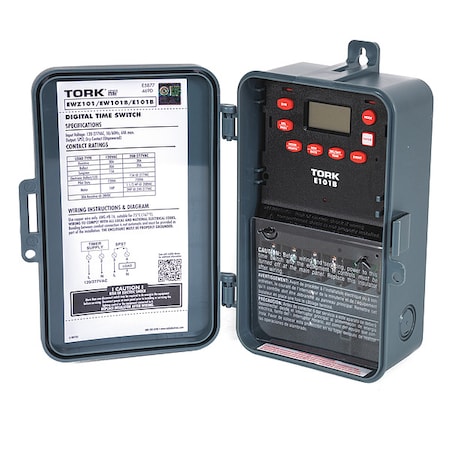 Electronic Timer, Gray, Plastic