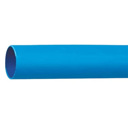 Heat Shrink Tube, Thin Wall, 2:1 I.D. Shrink Ratio, 2 in I.D. Before Shrinking, Blue, 100 ft