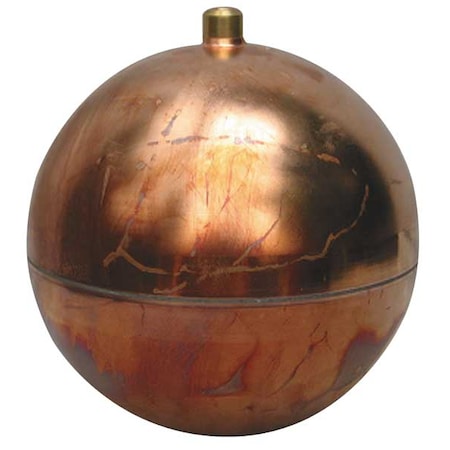 Float Ball,Round,Copper,10 In