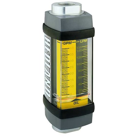 Flowmeter,GPM/LPM 5.0 - 50 / 20-190