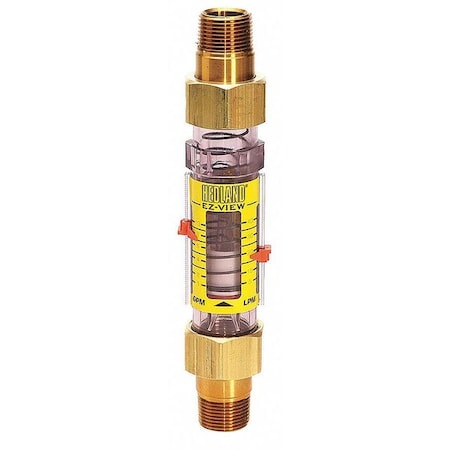 Flowmeter,3/4 MNPT,0.5-4 GPM