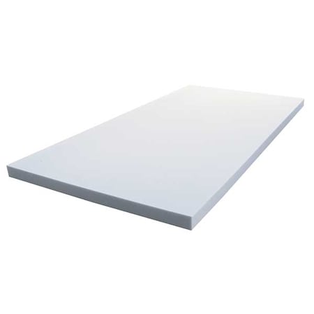 Insulation Sheet, Melamine Foam, 48 in x 96 in, 1/2 in Wall, Light gray
