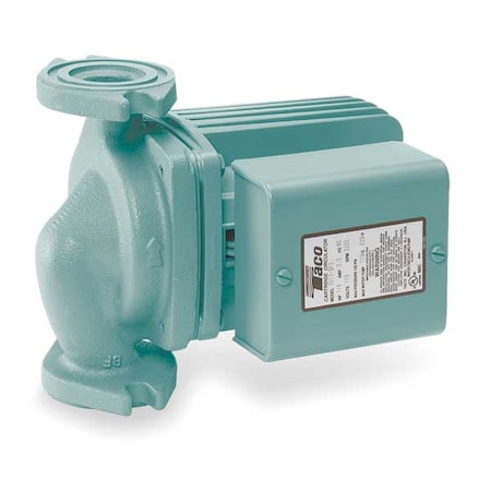 Hydronic Circulating Pump, 1/8 hp, 115V, 1 Phase, Flange Connection