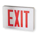 Exit Sign, White, 1 Face(s), LED, Universal Mount, Nickel Cadmium