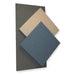 Acoustic Panel, 0.75 NRC, Fabric Faced Fiberglass, 24 in W, 4 ft L, 1 in Thick, Blue