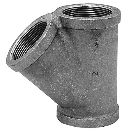 Wye Wye, 3" Pipe, FNPT, Malleable Iron, Class 150