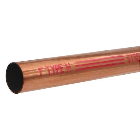 Straight Tubing, 2 5/8 in Outside Dia, 10 ft Length, M