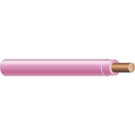 THHN Building Wire, Copper, 12 AWG, 1C, Pink, Solid, 500 ft