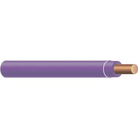 THHN Building Wire, Copper, 14 AWG, 1C, Purple, Solid, 500 ft