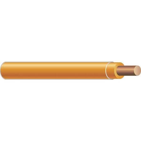 THHN Building Wire, Copper, 10 AWG, 1C, Orange, Solid, 500 ft