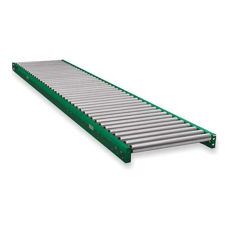Roller Conveyor,10 ft. L,16" BF,Steel
