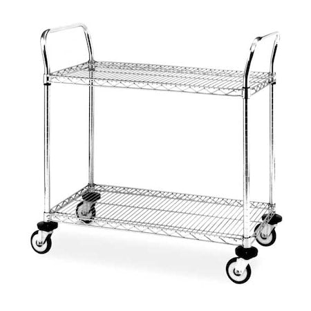 Wire Cart,24 In. W,48 In. L