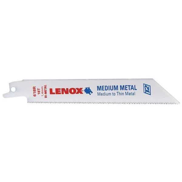6 18 TPI Straight Back Bi-Metal Reciprocating Blade (5 pack)