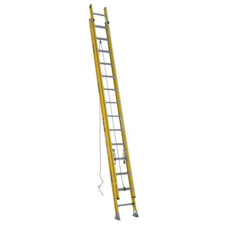 28 ft Fiberglass Extension Ladder, 375 lb Load Capacity