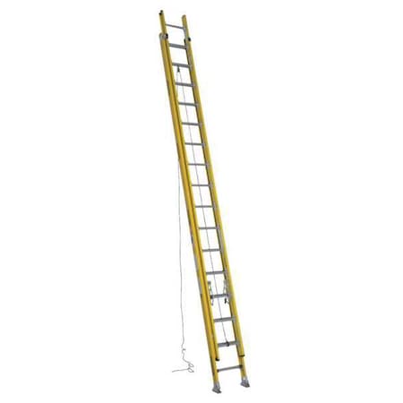 32 ft Fiberglass Extension Ladder, 375 lb Load Capacity