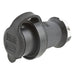 Watertight Locking Plug, L15-20P, 20 A, 250V AC, Three Phase, 3 Pole, Screw Terminals, Black, White