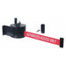 Retractable Belt Barrier,50 ft.,Black