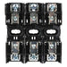 Open Fuse Block, 0 to 30A Amp Range, 600V AC/DC Volt Rating, 3 Poles, Box Lug