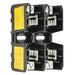 Open Fuse Block, J UL Class, 600V AC/DC Volt Rating, 2 Poles, Box Lug
